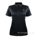 Feuchtigkeitstransportierendes Dry Fit Poloshirt Schwarz